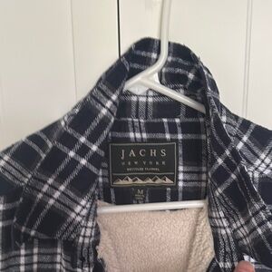 Jachs Black and White Checkered Shirt